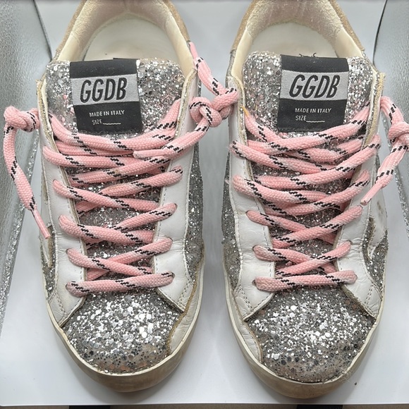 Golden Goose Superstar Glitter Sneakers - Picture 2 of 6